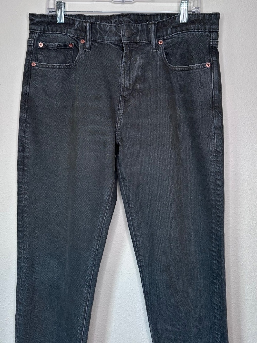 American Eagle Slim Straight Men's Jean, Stone Gray, Size 32 x 30 - Picture 5 of 11